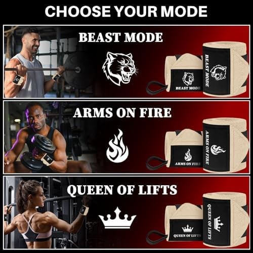 Heavy duty wrist wraps for weightlifting
