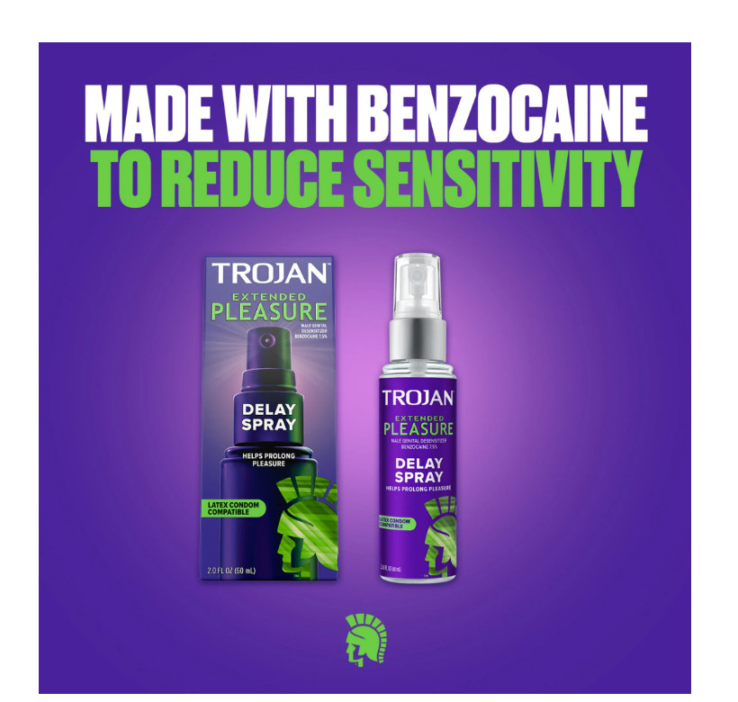 Extended Pleasure Delay Spray for Men, 2.0 Fl Oz.