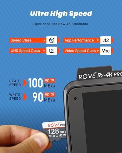PRO Micro SD Card microSDXC Memory Card with Full-Size SD Adapter 128GB