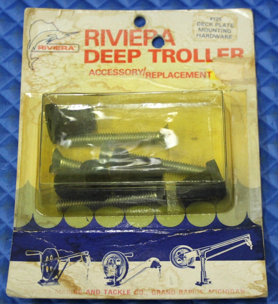 Riviera Deep Troller Deck Plate Mounting Hardware 125