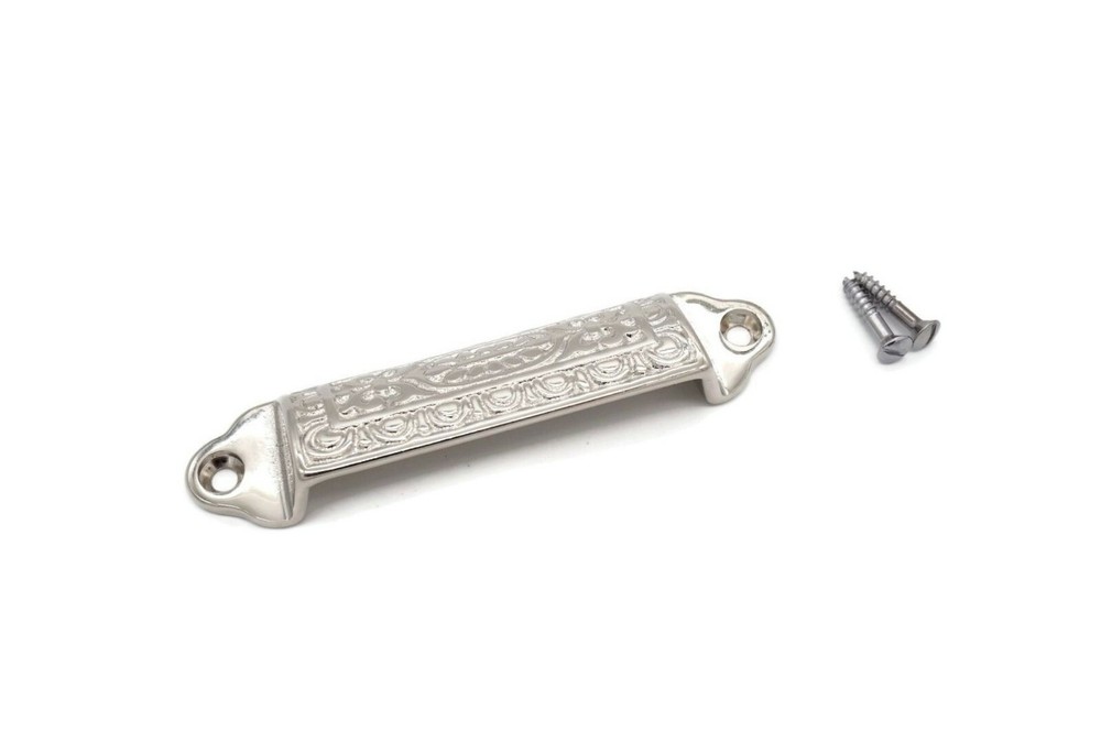 Polish Nickel Bin Pull Victorian Bin Cup Pull Marine Cabinet Pull Boat Bin Pull