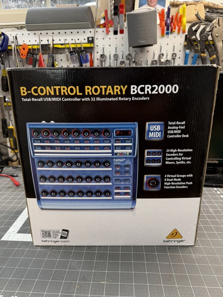 Behringer BCR2000 B-Control USB MIDI Controller Zaquencer Sequencer 151 Firmware