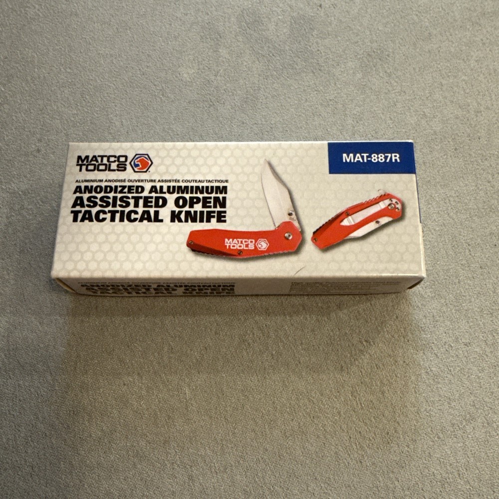 Matco Tools Steel Warrior Assisted Open Tactical Knife - MAT-887R