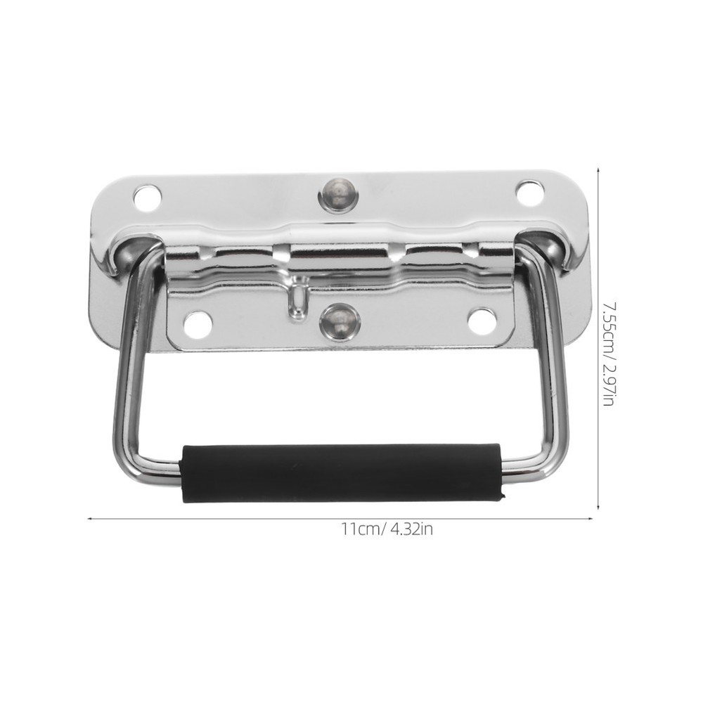 2 PCS Door Handle for Tool Box Aluminum Toolbox Cabinet Flight Case