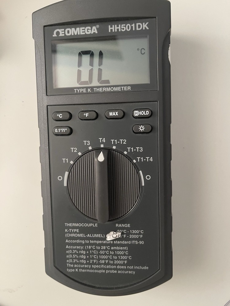 Omega HH501DK, Thermocouple Tester
