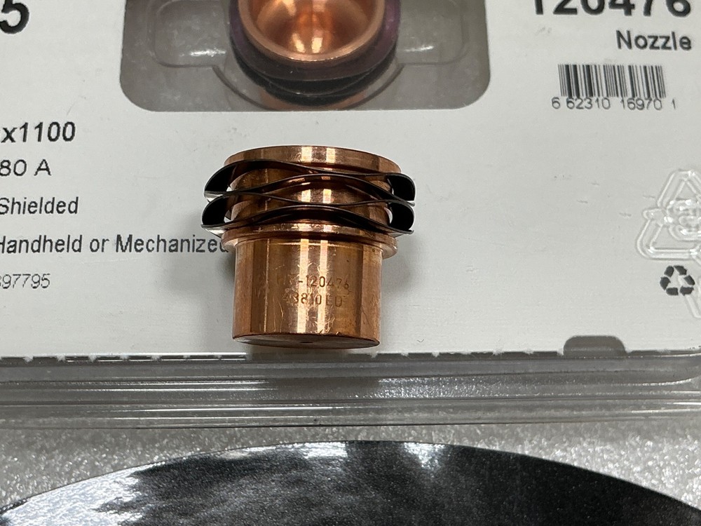 HYPERTHERM 120476 PLASMA CUTTER SHIELDED NOZZLE PACK OF 5
