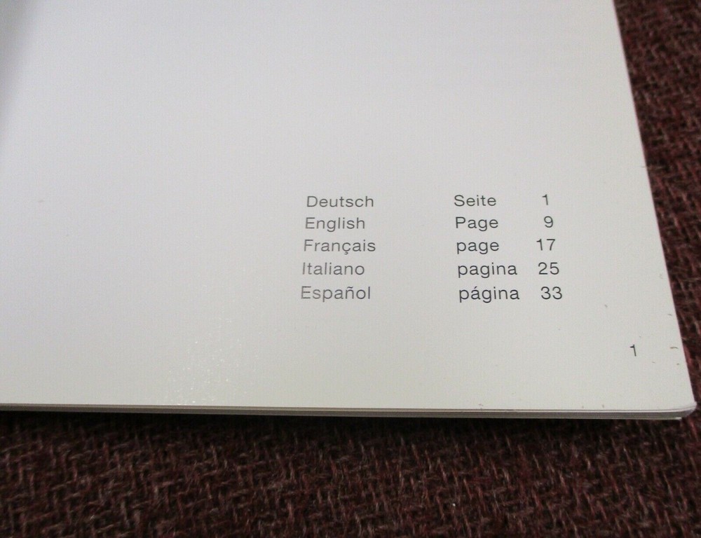 IWC Doppelchronograph Split-Seconds Chronograph Watch Ref 3713 Instructions Book