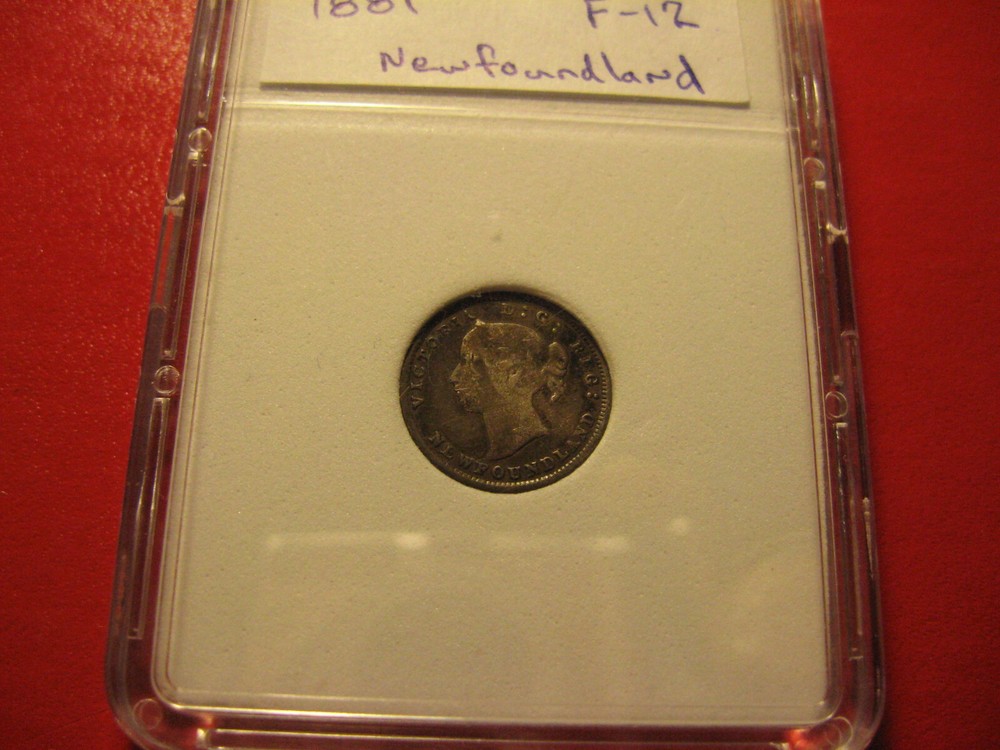 1881 Newfoundland coin set