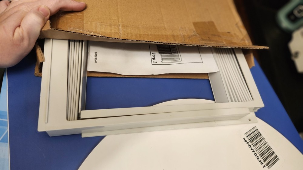 Universal Window AC Side Curtain & Frame Replacement Panel – Single (1) – New