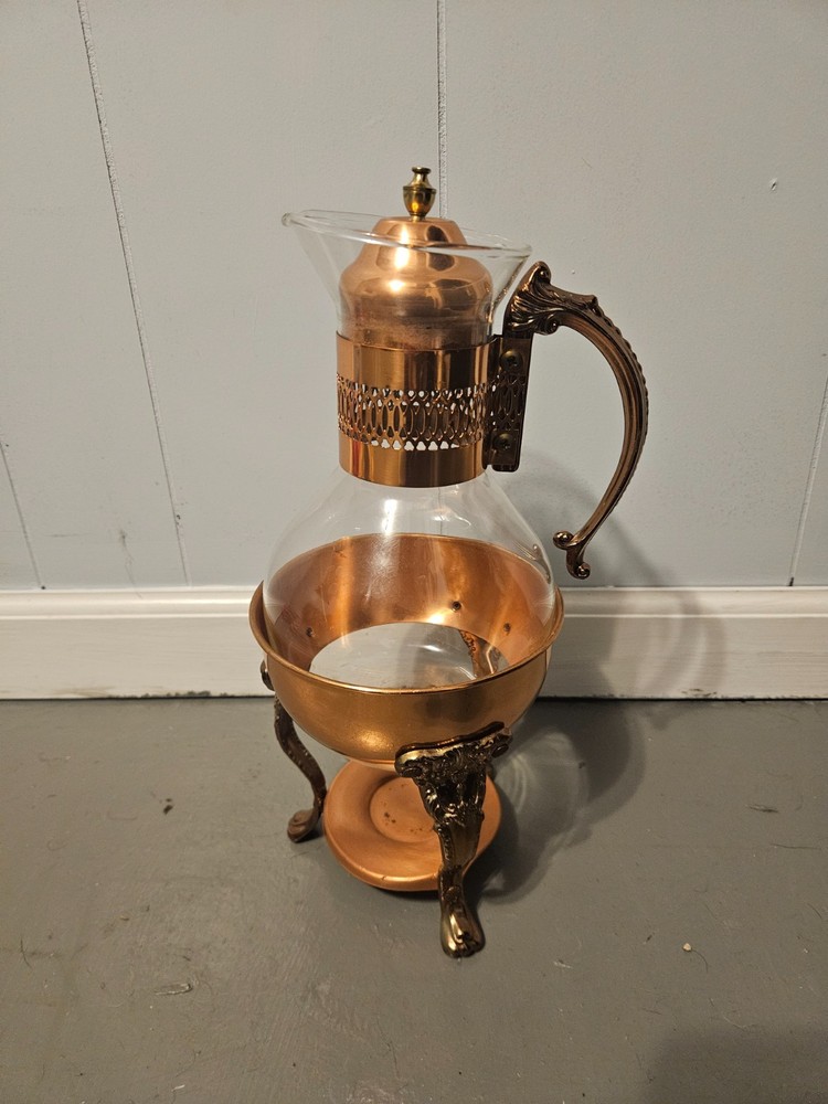 Vintage Coffee/Tea Server with Candle Warmer