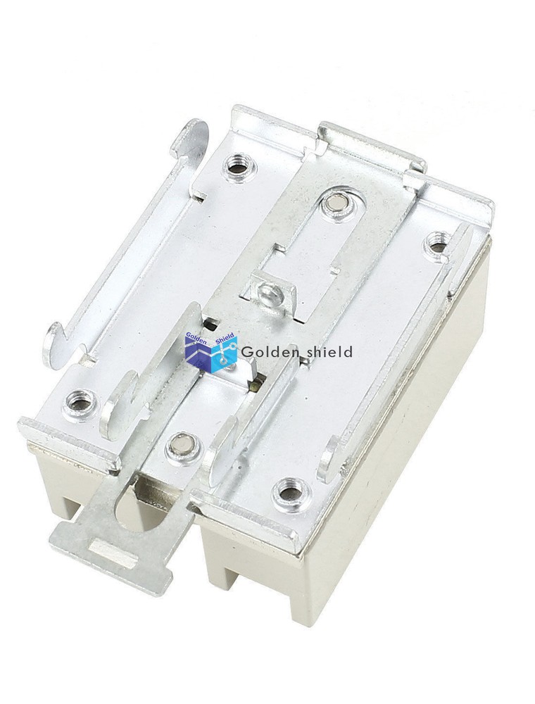 SSR-60DA Single Phase Solid State Relay w Bracket Socket DC 3-32V toAC24-380V✦Kd