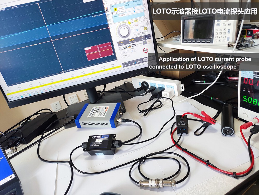 Clamp-on Current Probe Open-close Transformer 10A~200A Current Detection