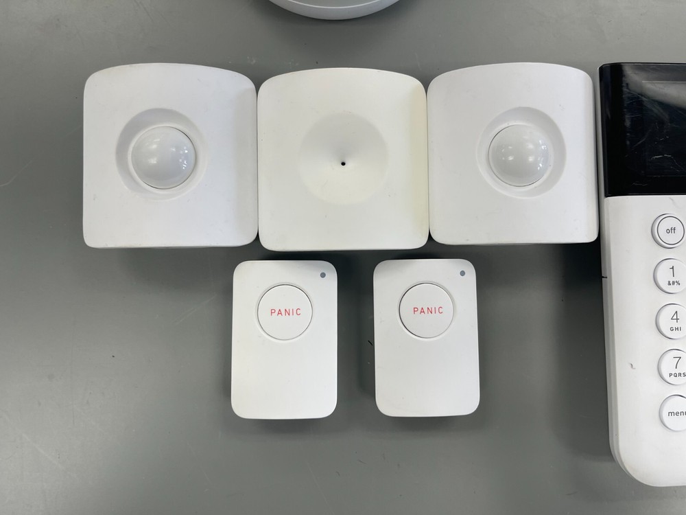 SimpliSafe Home Alarm Security System Model SSBS3 Basestation + Misc Accessories