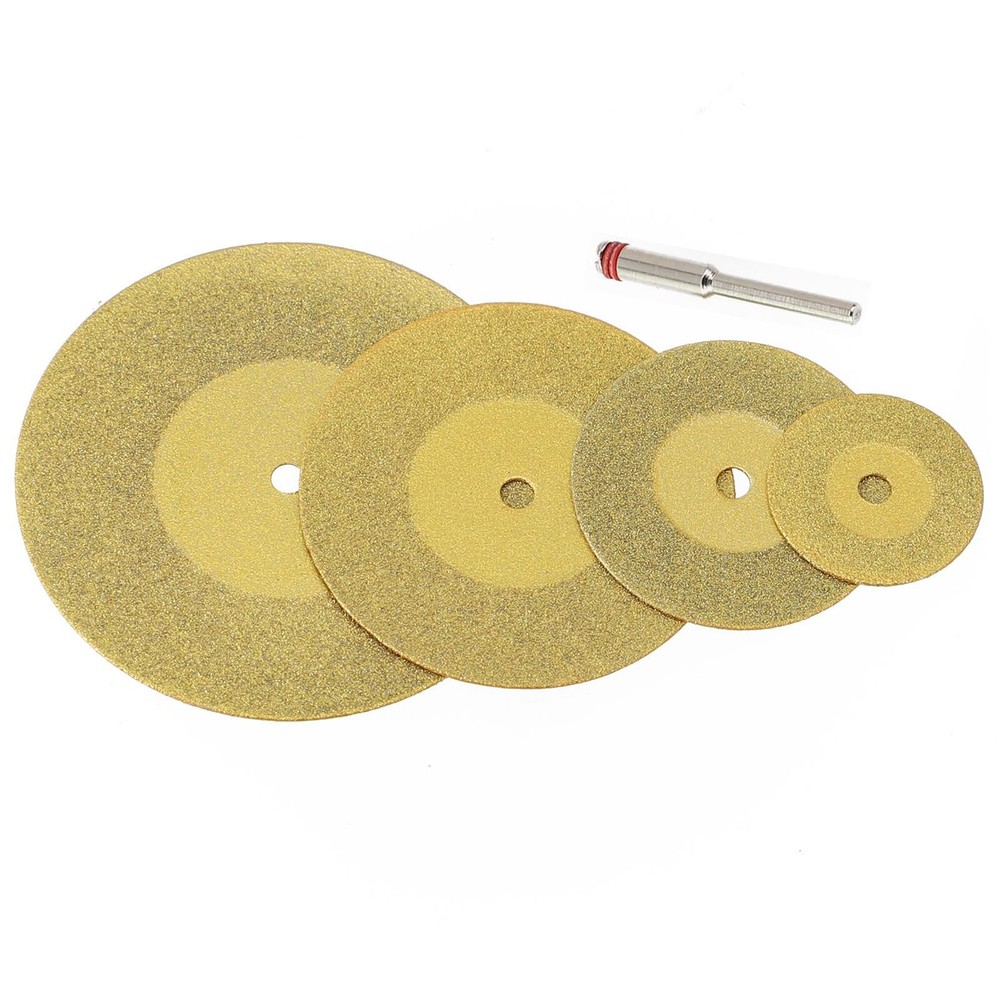5pcs Mini Diamond Cutting Disc For Rotary Tools TiN Coated Circular Saw Blade