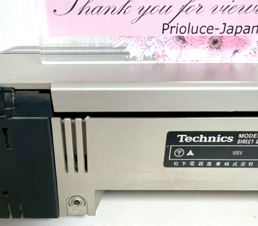 Technics SL-6 Linear Tracking Direct Drive Turntable Tested Works