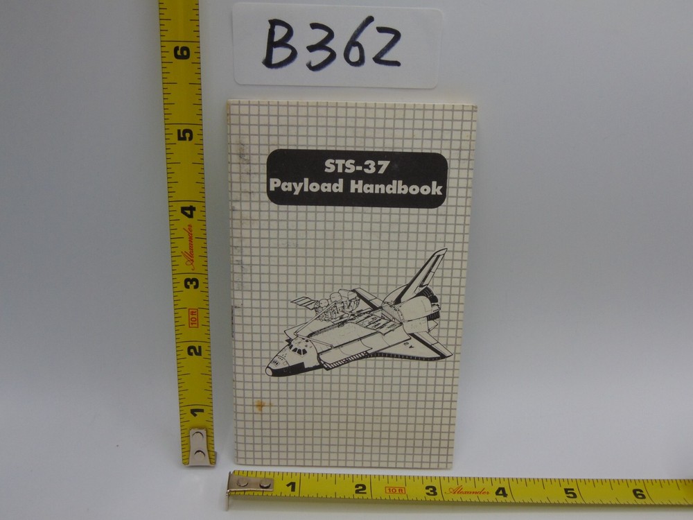 Vintage Nasa Space Program Space Shuttle Payload Handbook STS-37 STS 37
