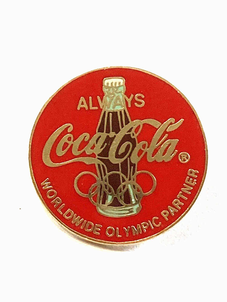 Coca-Cola Always Worldwide Olympic Partner Lapel Pin