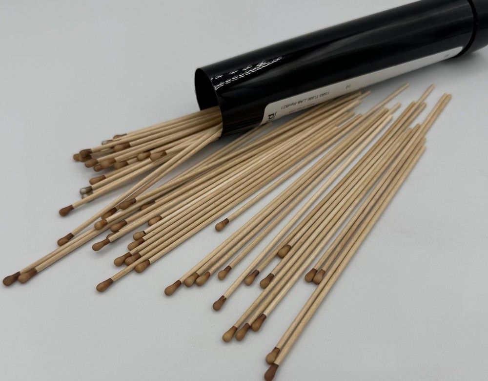 100/Pack Wood Silver Nitrate Caustic 6" Sticks Long Applicators...