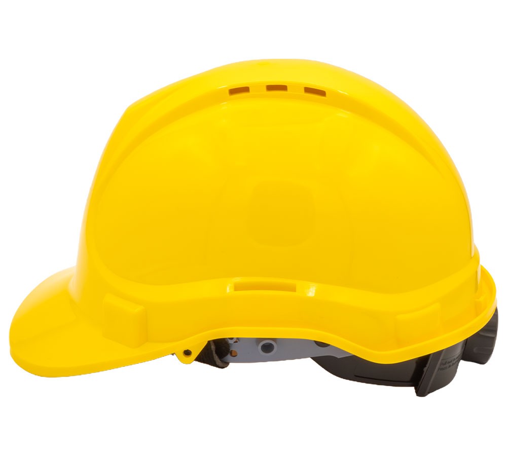 (10 Pack) Safety Helmet - Yellow (Type 1 ABS Material)