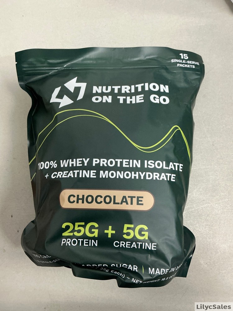 Nutrition On The Go Whey Protein Isolate Packets 15ct