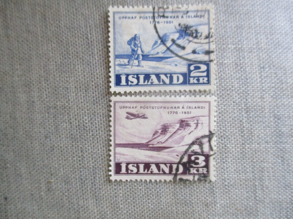 Iceland, Scott# 271-272, used