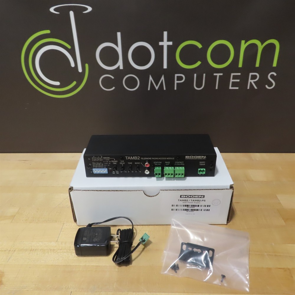 BOGEN Communications TAMB2-PS Telephone Paging Access Module with power