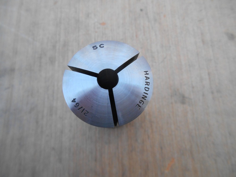 HARDINGE 21/64" 5C COLLET , ID & OD THREADS