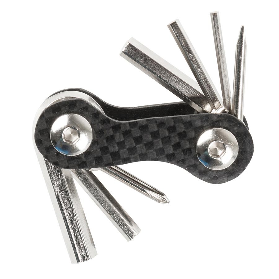 M-Wave Mini 7 Carbon Multi-Tools, Number of Tools: 7, Hex 2mm, 3mm, 4mm, 5mm,