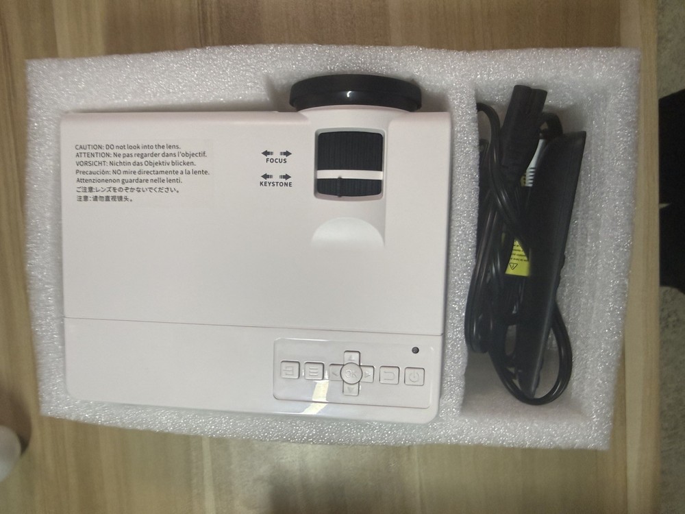 YOWHICK DP01 LED Projector - 1080P Output (White)