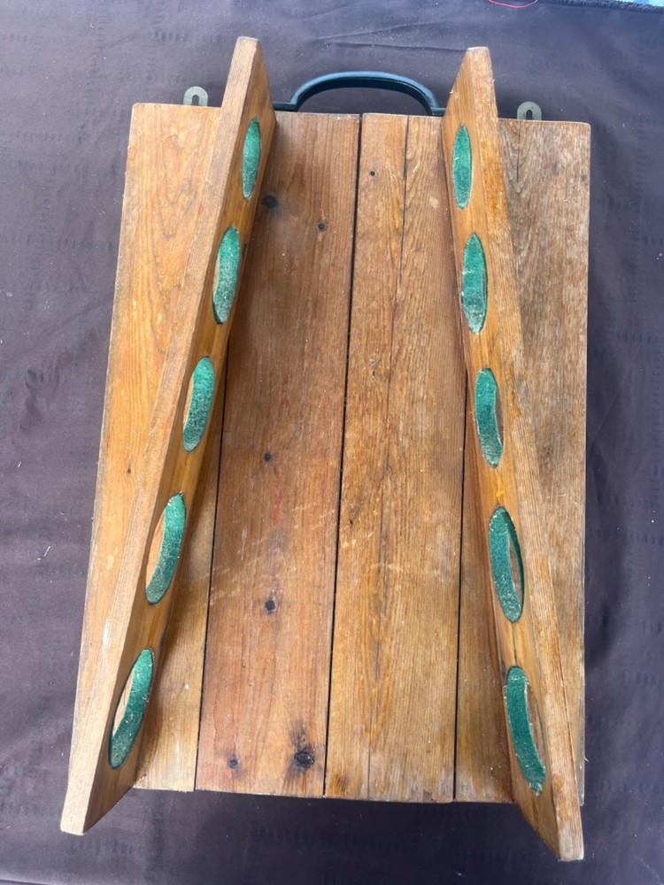 Vintage  telescope rack, holds 5 ,