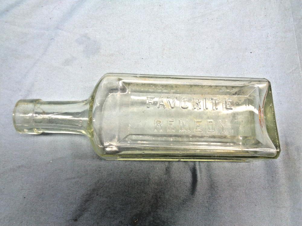 (5) Antique Nice Glass Bottles