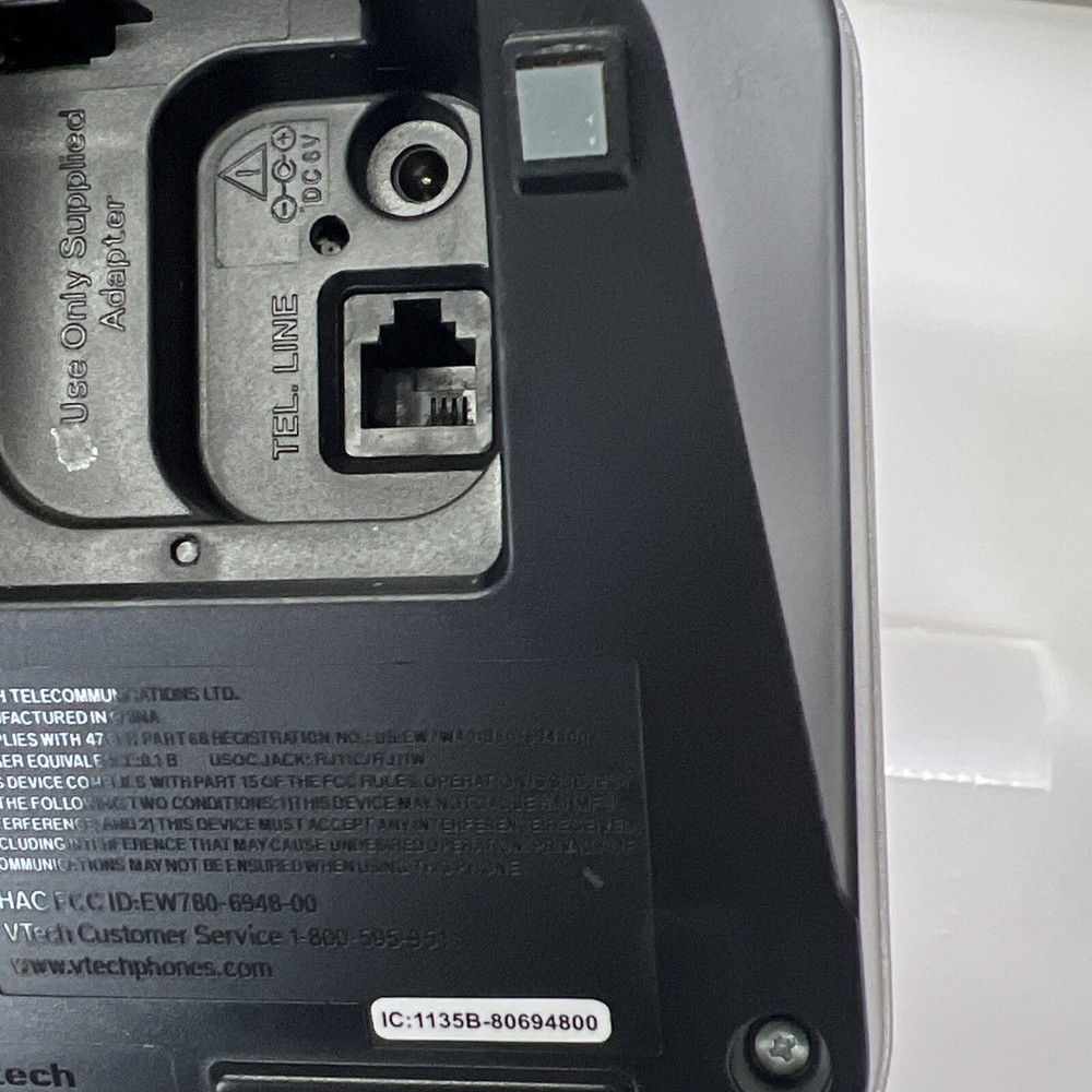 VTech Digital Answering Machine Model CS6229-2 Home Phone Main Base TESTED