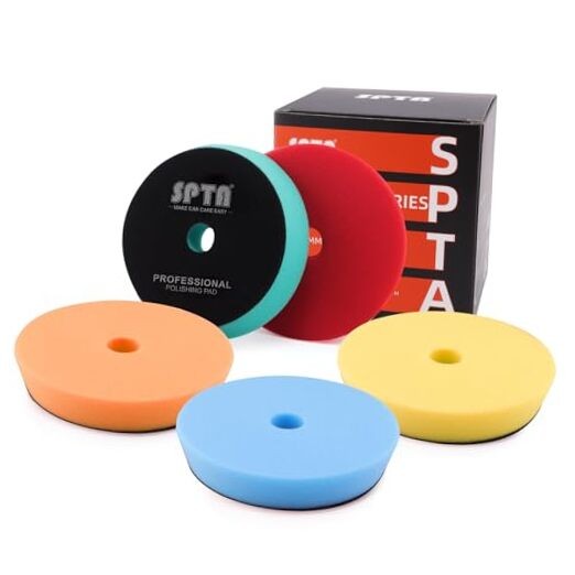 Buffing Polishing Pads,  6'' Orbital Buffer Pads Hook and Loop Buffing 150mm