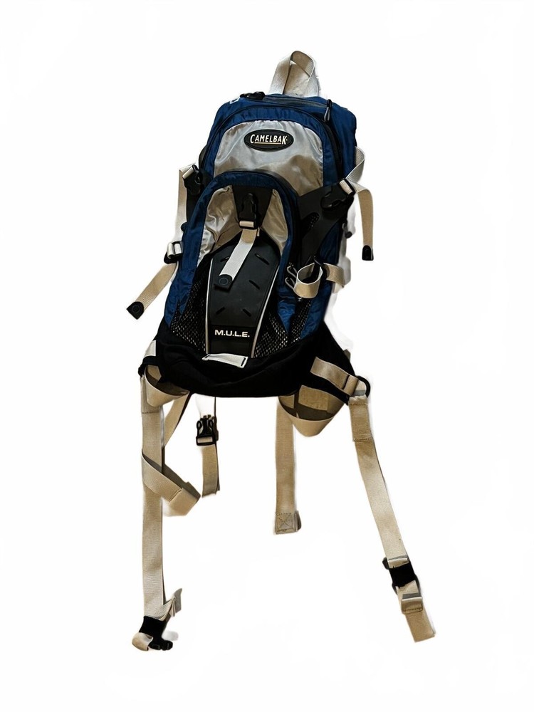 Camelbak Mule Hydration Backpack Blue and Gray