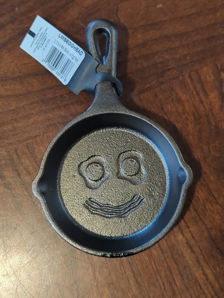 Lodge mini 3.5" EggHead Egg Face skillet Limited