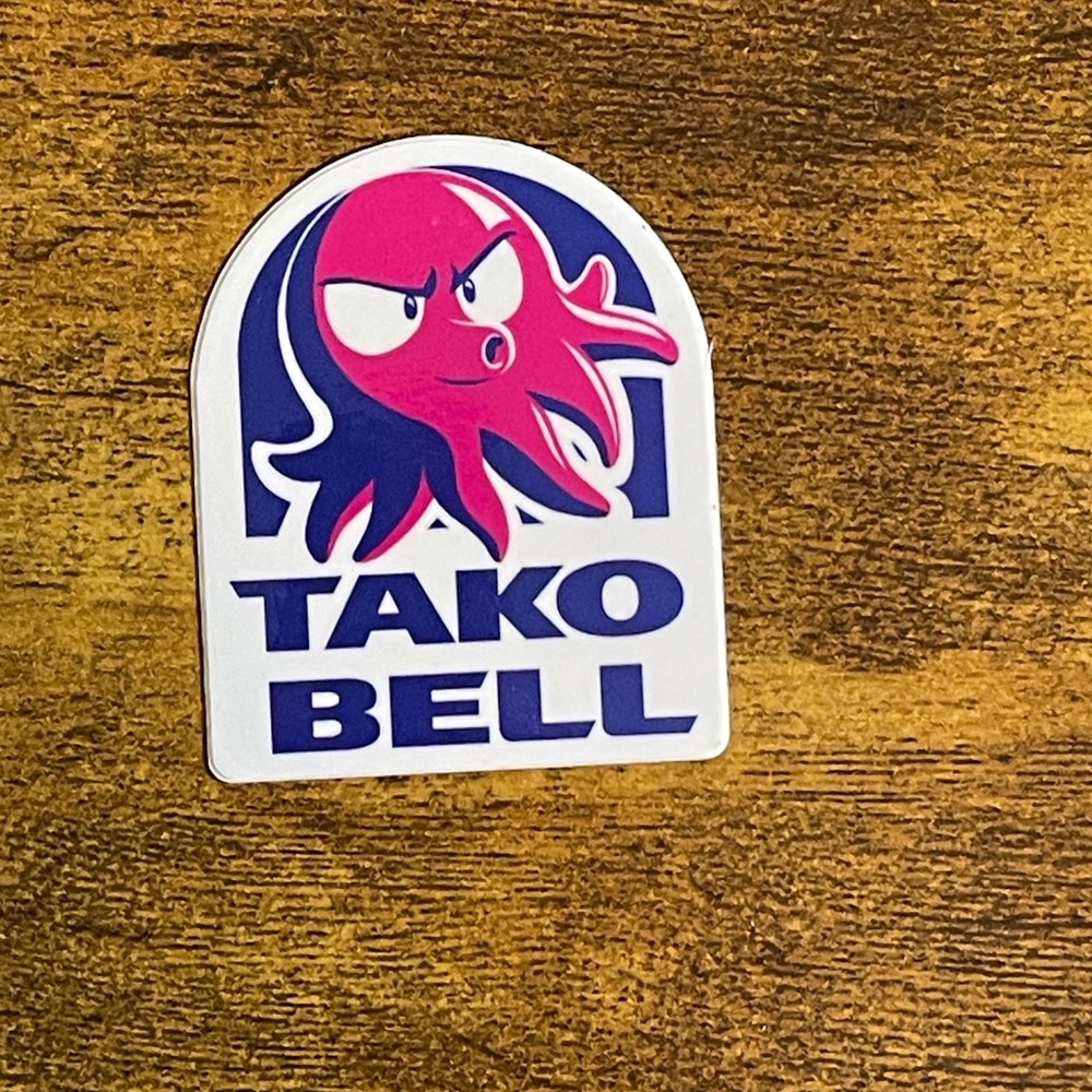 Tako Bell vinyl sticker