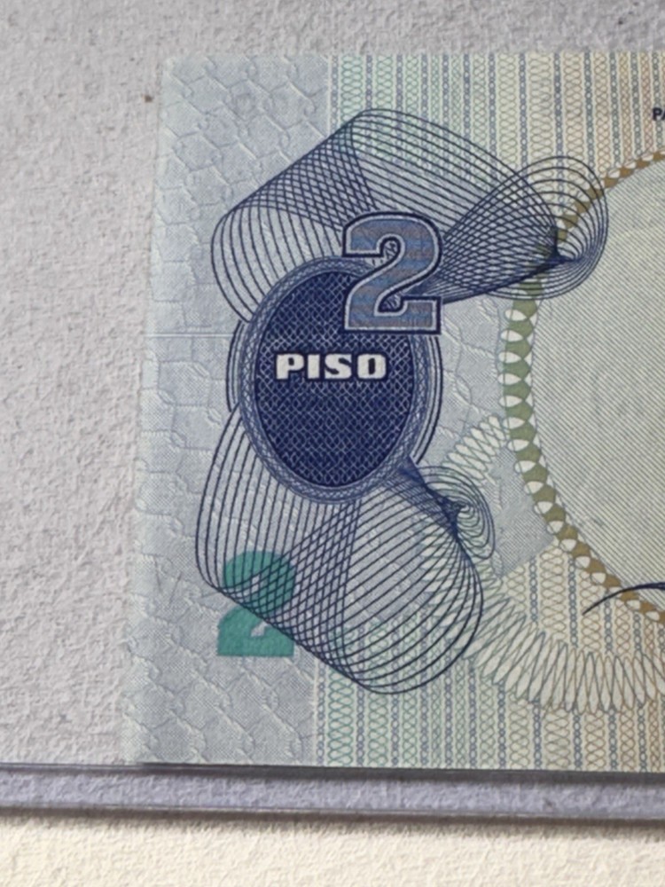 1973 Philippines 2 Piso Banknote