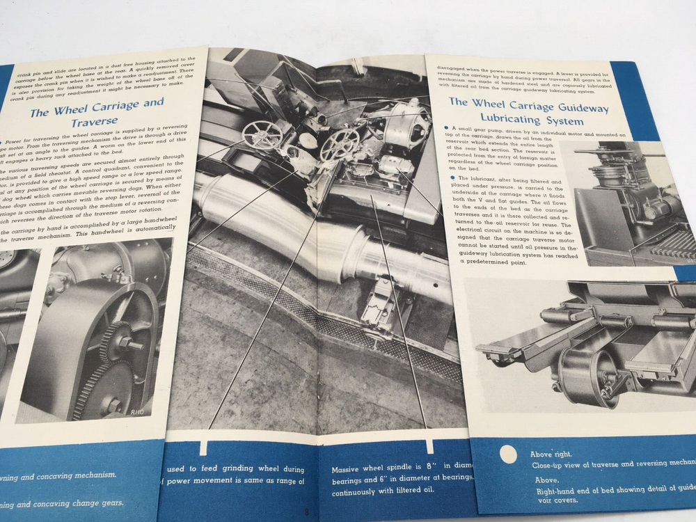 1946 Landis Type 30 Roll Grinders Sales/Specification Brochure