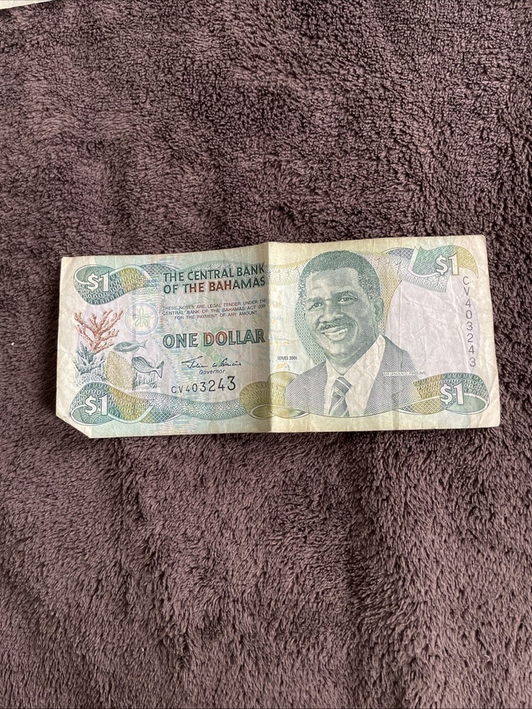 Bahamas, 1 dollar, 2001, P-69, UNC