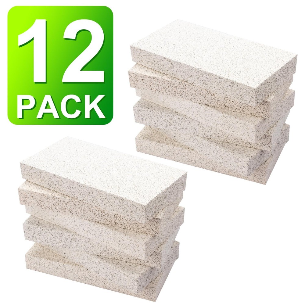 12 Pieces Insulating Fire Brick for Ovens, 12