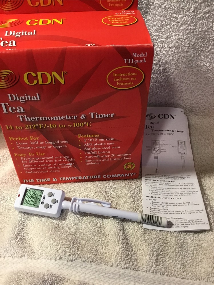 2 Brand New CDN Digital Tea Thermometer & Timer