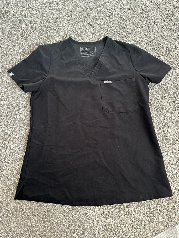 Figs Black Jogger Scrub Set Size S (A30)