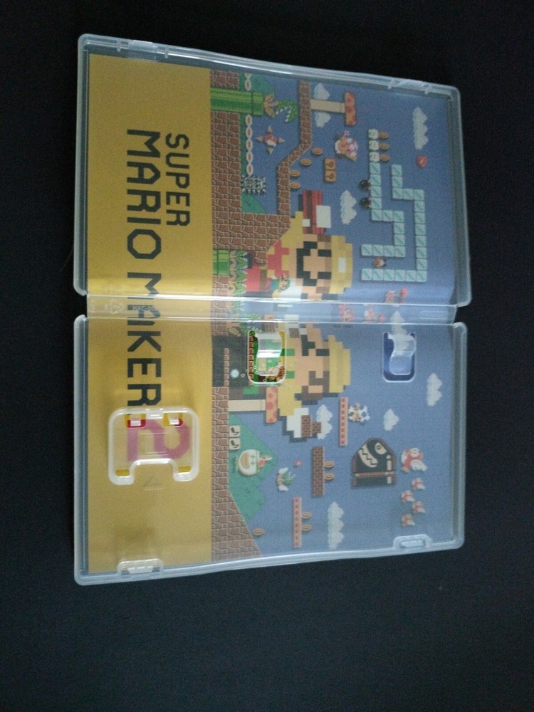 Replacement Case ONLY Super Mario Maker 2 Nintendo Switch Box UAE Version