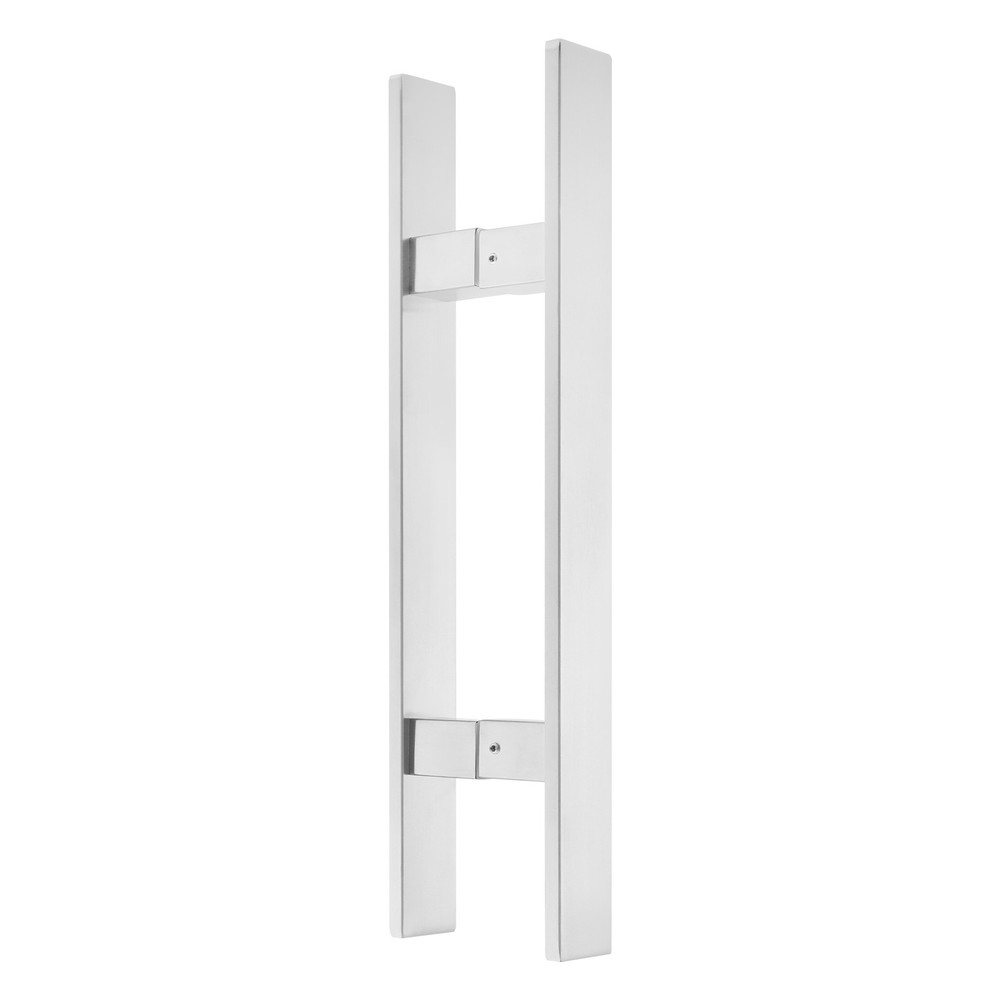 Silver Double Sided Stainless Steel Pull Handles Sliding Door Handle H-shaped