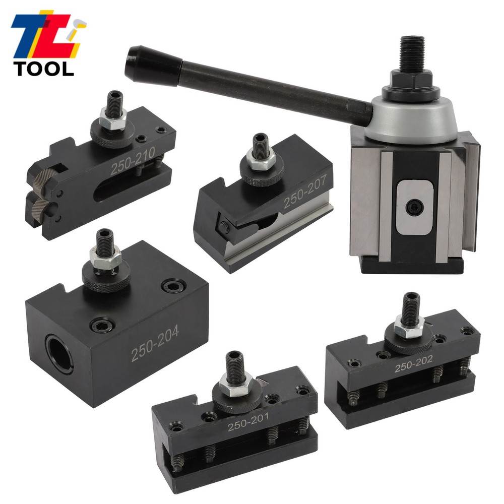 6 Pack BXA Quick Change Toolpost 250-200 Complete Set for Machining