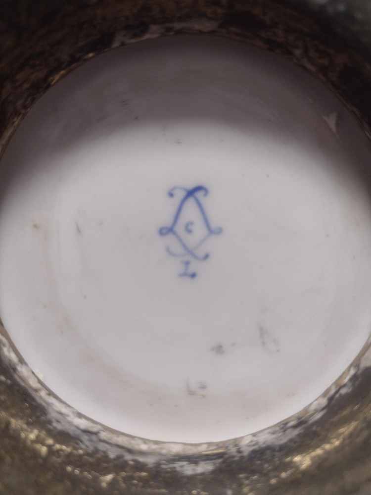 Sevres Porcelain Sugar Box