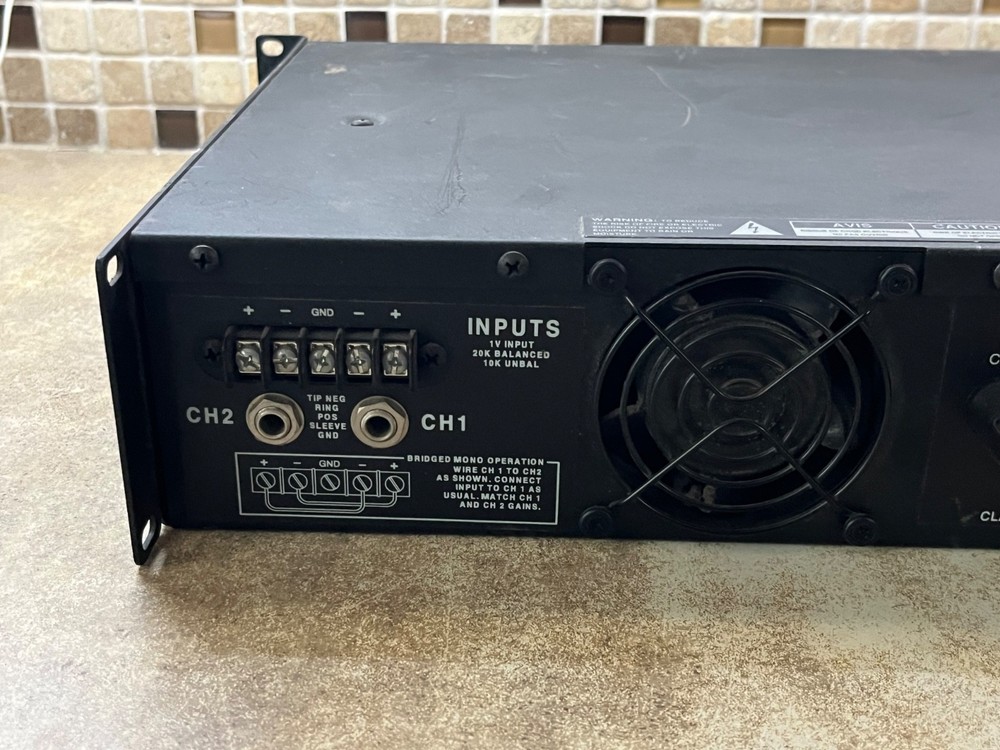 QSC MX700 2 Channel Power Amplifier - Black