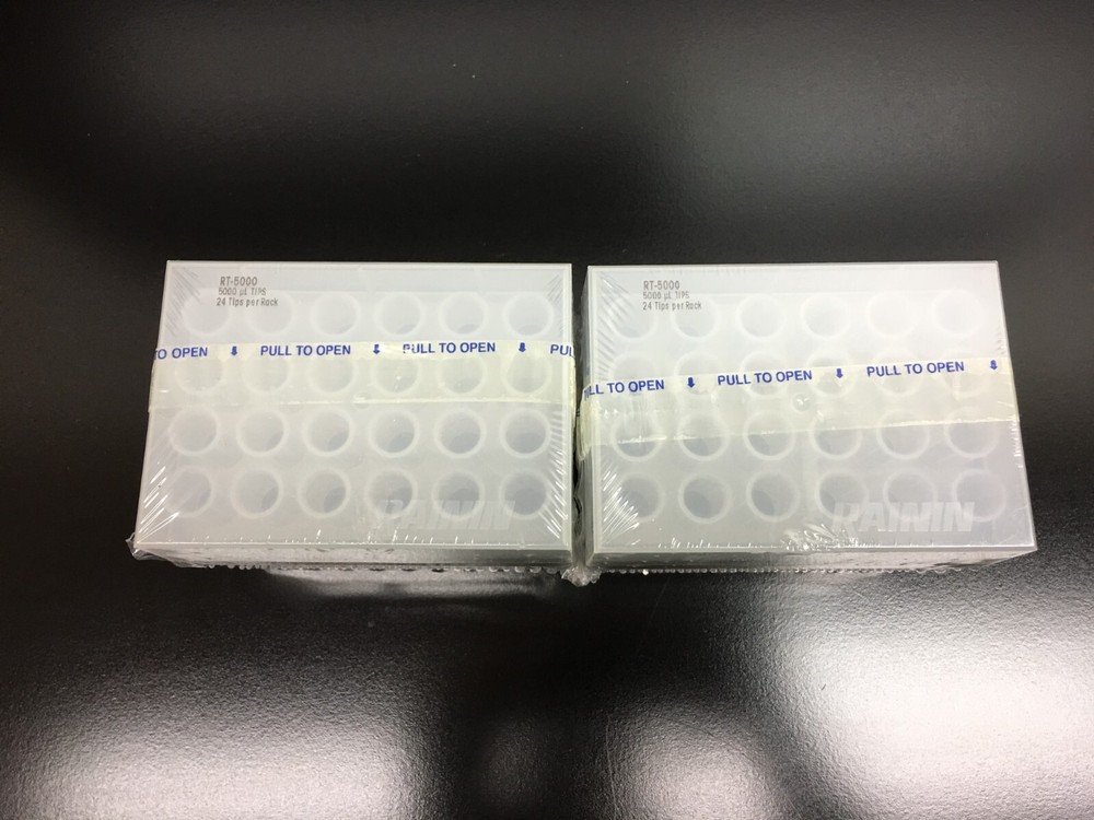 Mettler Toledo Rainin REF RT-5000 | 5000uL Pipette TIPS Lot 2 Racks