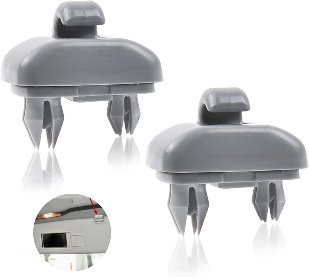 2PCS Audi Inner Sun Visor Clips, Upgraded Car Interior Sunscreen Holder Hook ...