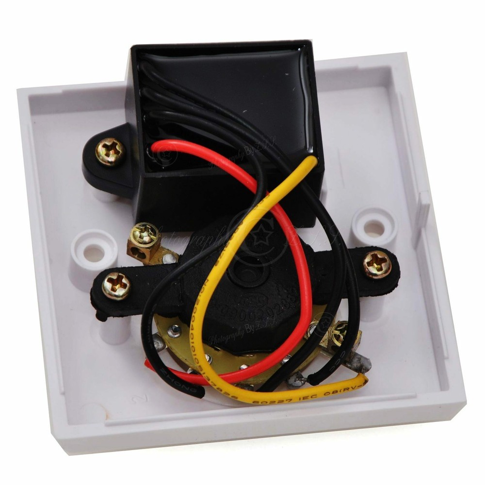Upgraded 5Gear Capacitive Vintage Ceiling Fan Speed Controller Wall Mount Switch